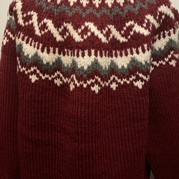 PULLOVER UNISEX HANDKNITTED NEW NO TAGS SIZE LARGE - Picture 4 of 4